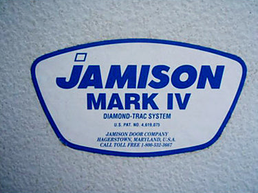 Jamison Mark IV Diamond Trac System Cold Storage Door Jamison 