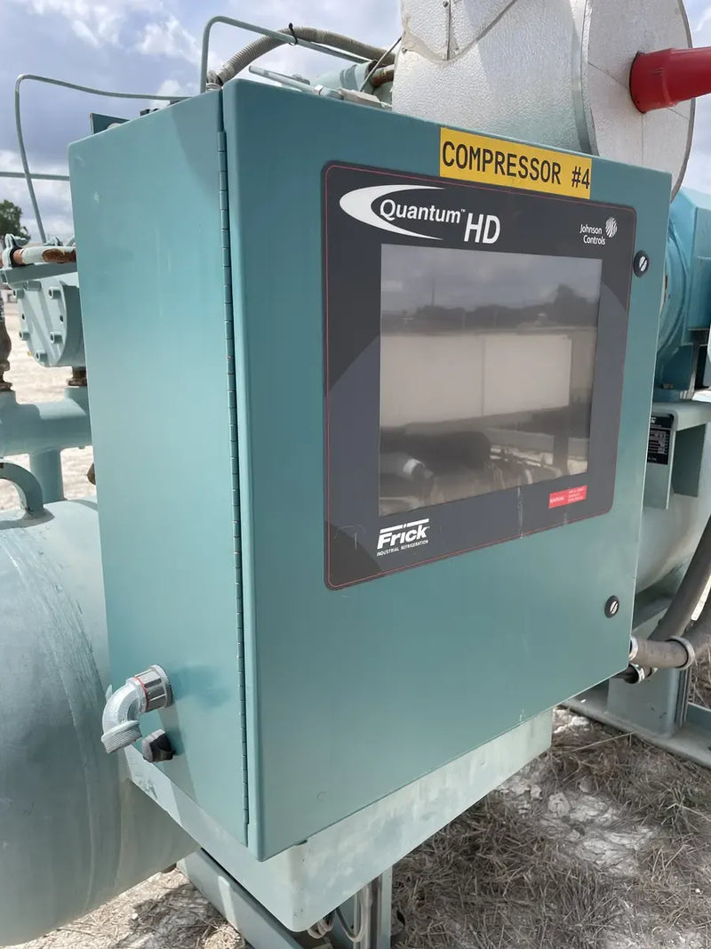 Frick RXF-101-H Rotary Screw Compressor Package (Frick XJF151N, 250 HP 460 V, Frick Micro Control Panel)