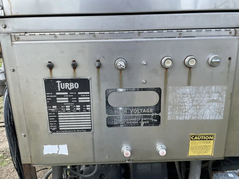 Turbo Ice Refrigeration CF 88 SCAR Plate Ice Maker (Refrigeración con halocarbono (freón), 10 toneladas por día)