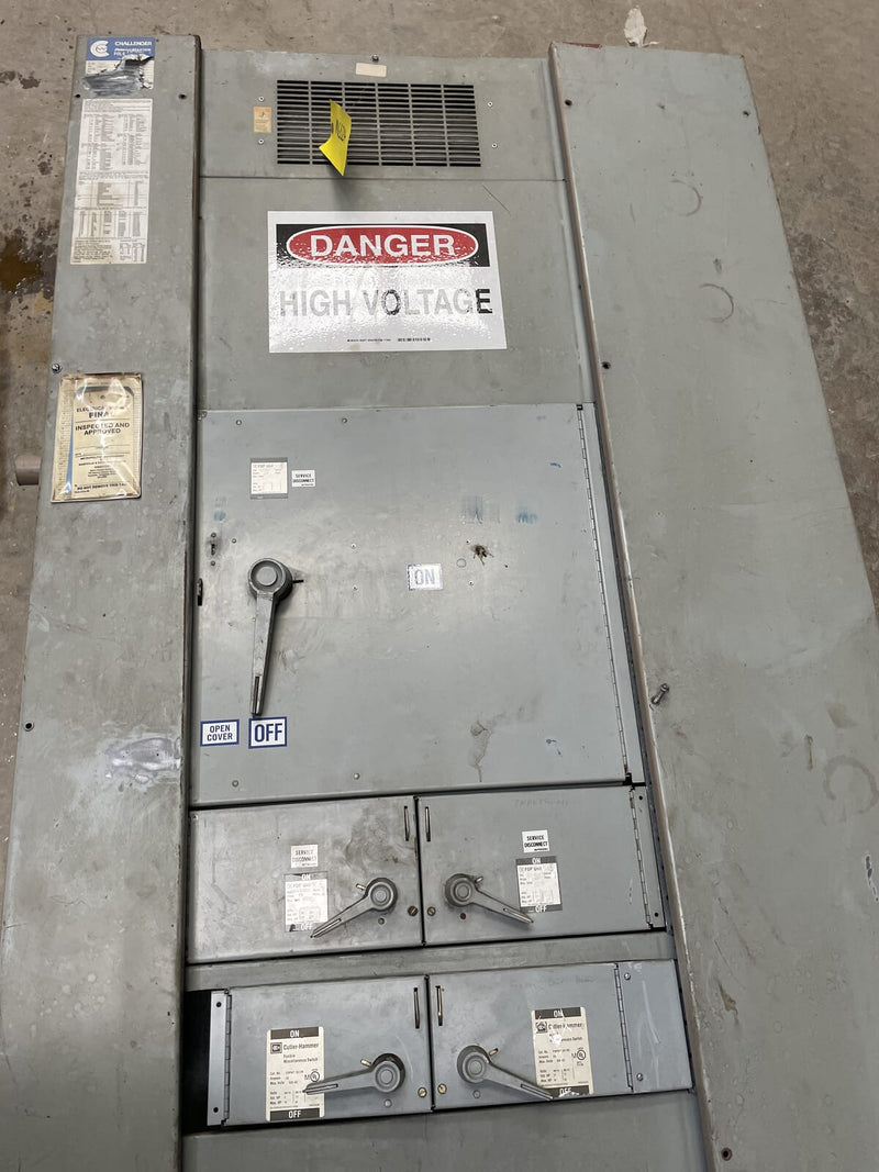Tablero de panel Challenger PRL4 (480/277 voltios, trifásico, 1200 amperios)