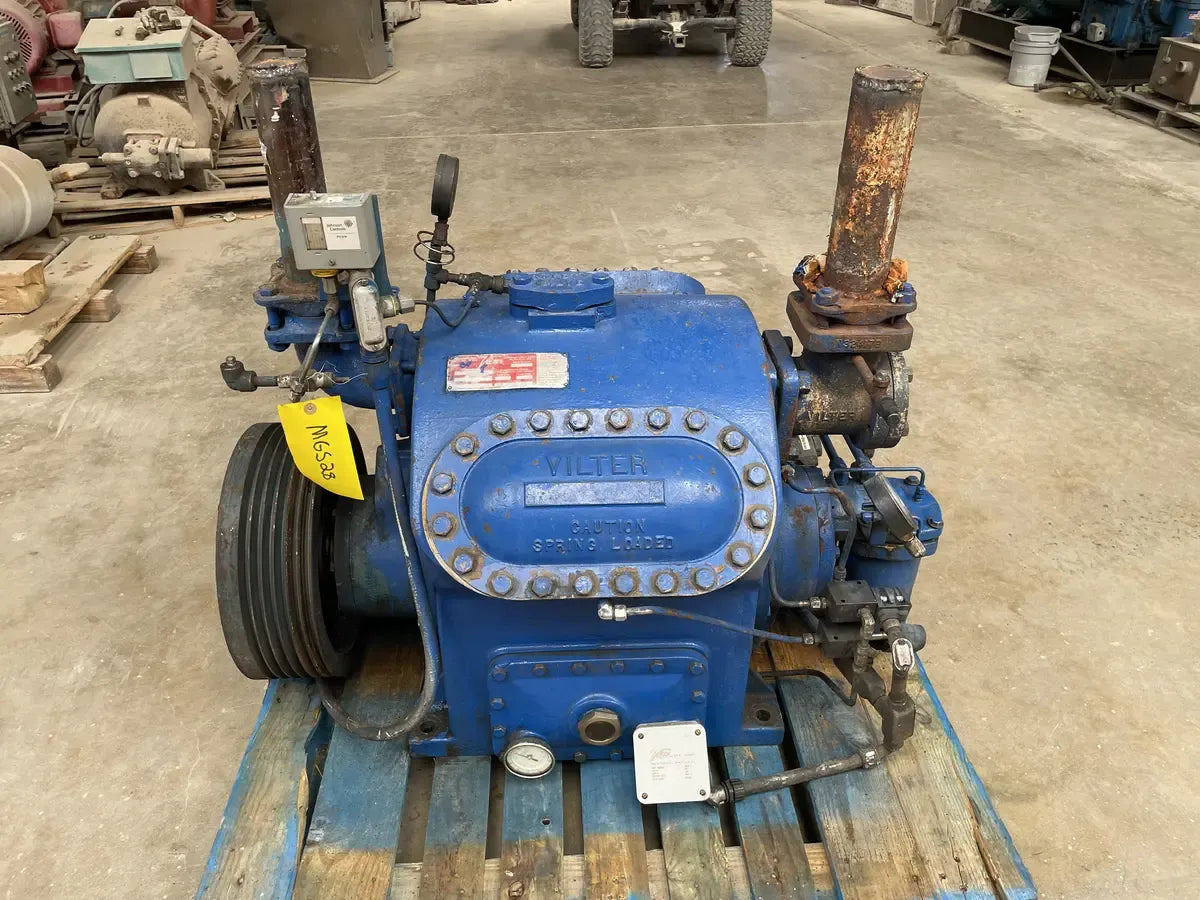 Compressor 4 Vilter 454XL 4-Cylinder Bare Reciprocating Compressor (Belt Driven)