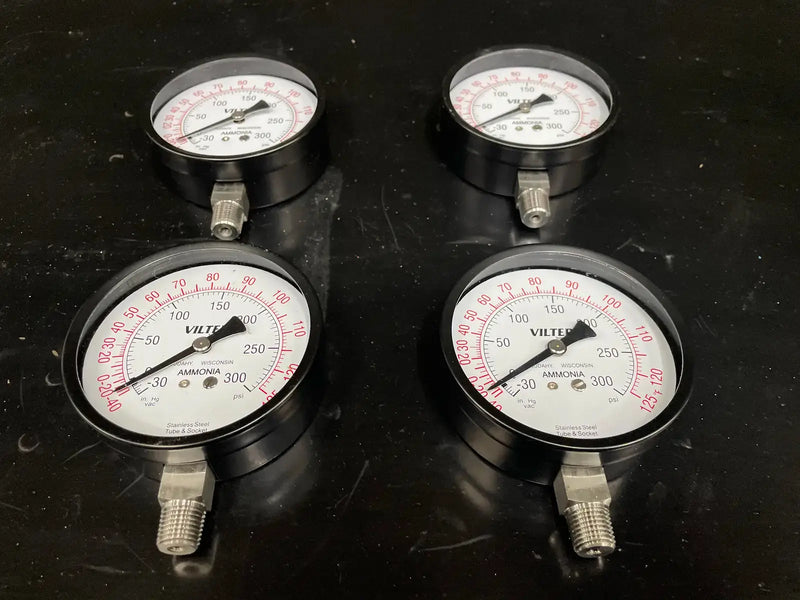 Vilter 1204E Ammonia Pressure Gauge (1/4" NPT)