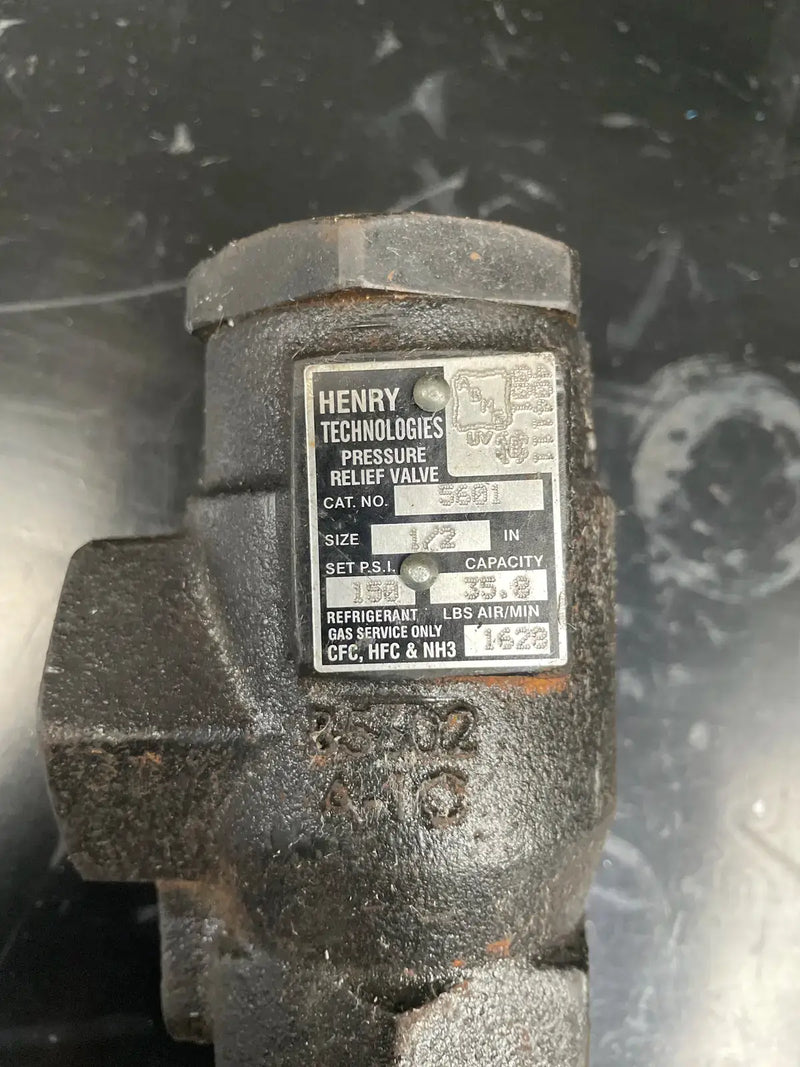 Henry Technologies 5601 Pressure Relief Valve (1/2" FPT x 1" FPT)