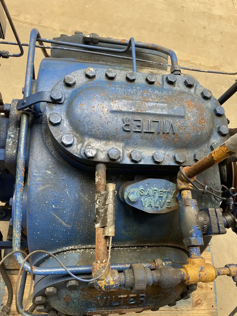 Vilter 456 Bare 6 Cylinder Reciprocating Compressor (Belt Driven)
