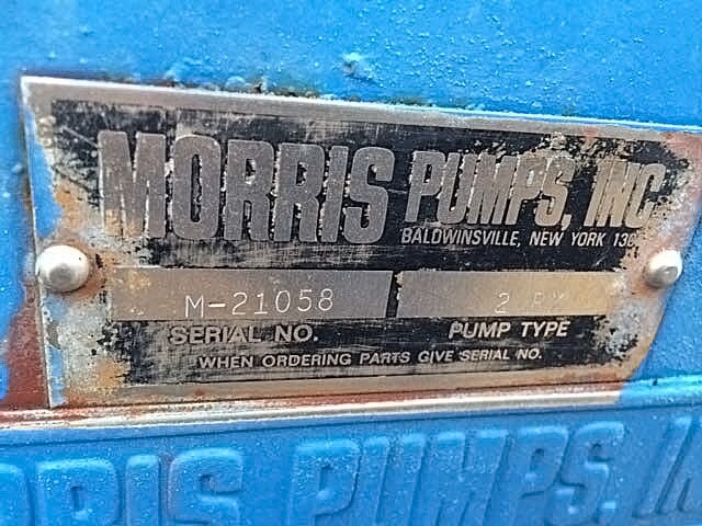 Morris / ITT Goulds RX Heavy Slurry Pump Morris Pumps, Inc. / ITT Goulds 