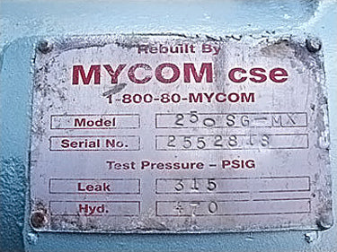Mycom 250SU-MX Screw Compressor Package - 500 HP Mycom 