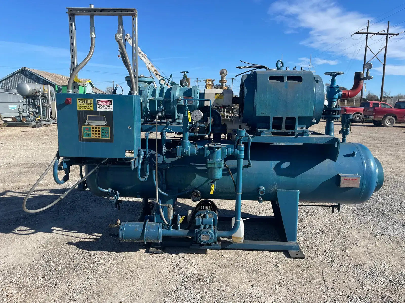 Mycom 160VLD Rotary Screw Compressor Package (Mycom 160VLD, 200 HP 230