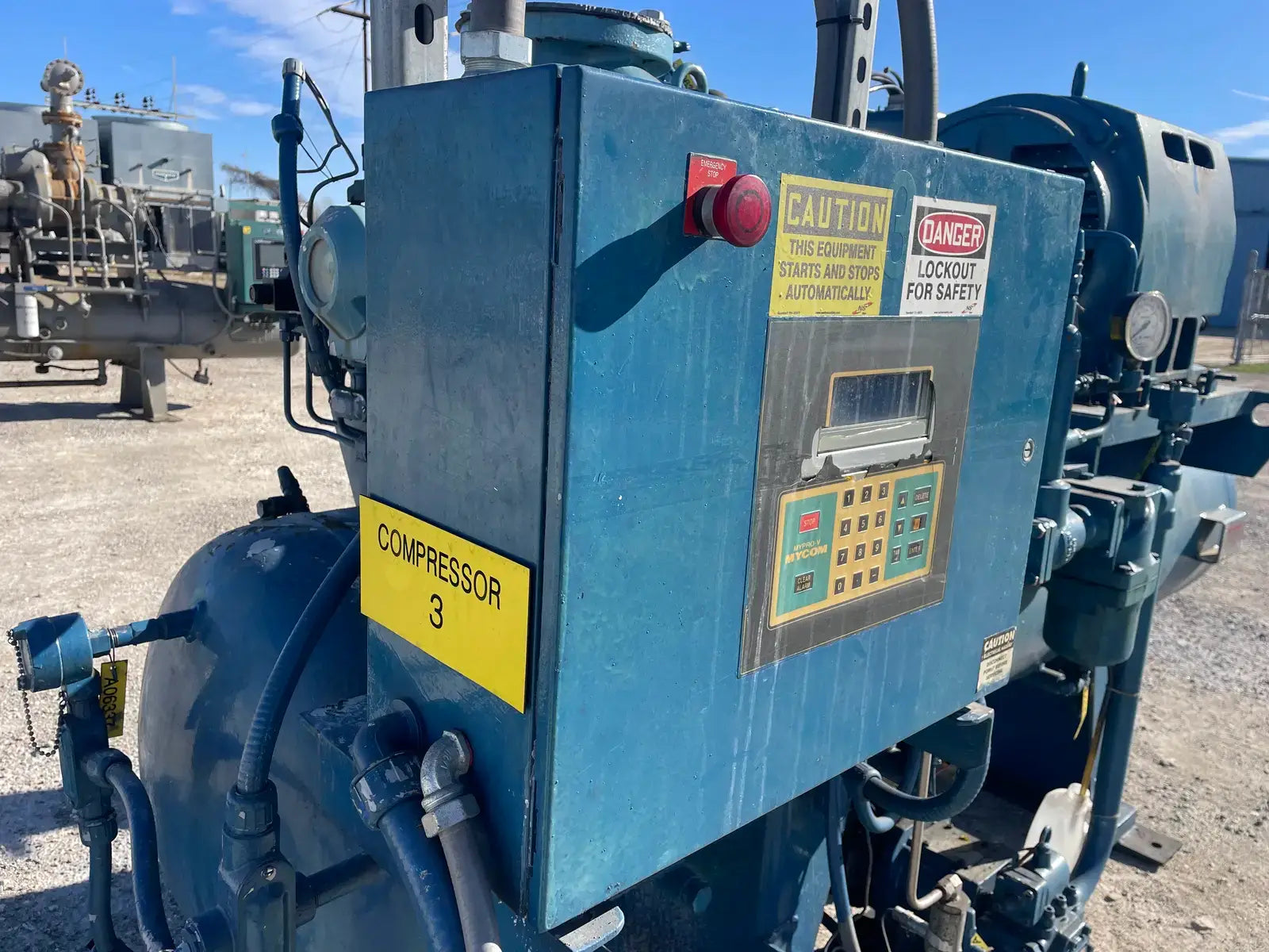 Mycom 160VLD Rotary Screw Compressor Package (Mycom 160VLD, 200 HP 230