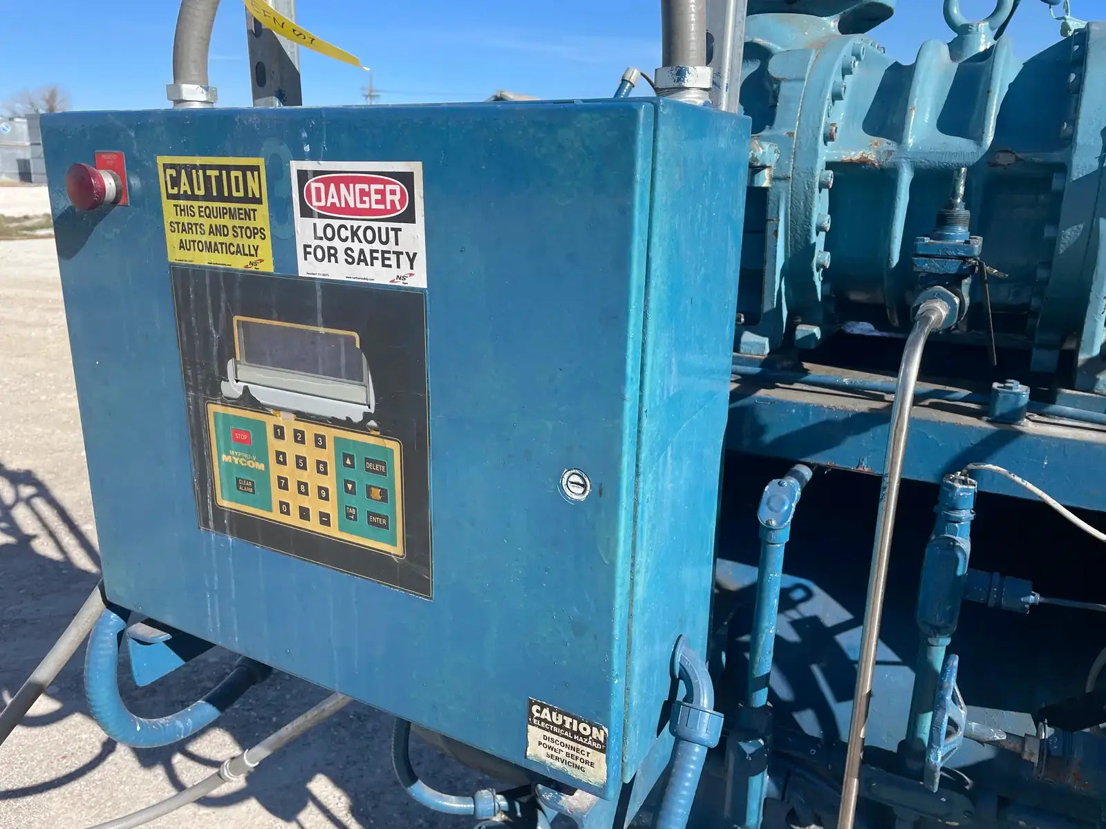 Mycom 160VLD Rotary Screw Compressor Package (Mycom 160VLD, 200 HP 230