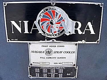 Niagara "No-Frost"® Evaporator with Ammonia Recirculator Package Niagara 
