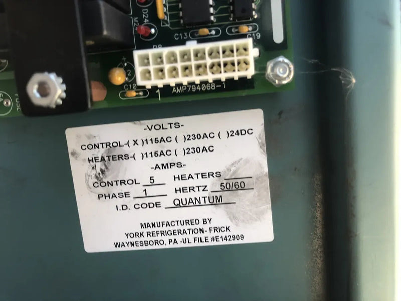 Frick RWB-II-60-E Rotary Screw Compressor Package (Frick TDSH163S, 150 HP 230/460 V, Frick Micro Control Panel)