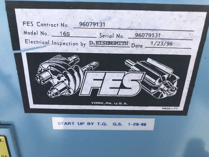 FES 16S Rotary Screw Compressor Package (Kobelco 16S, 200 HP 230/460 V, FES Micro Control Panel)
