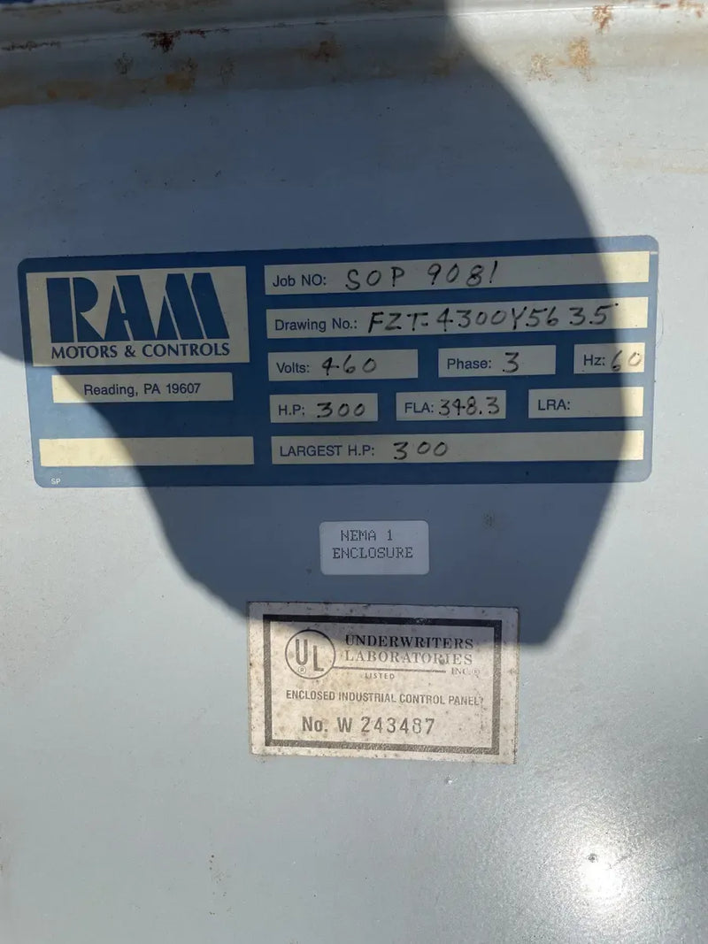 Ram Industries Motor Starter - 300 HP