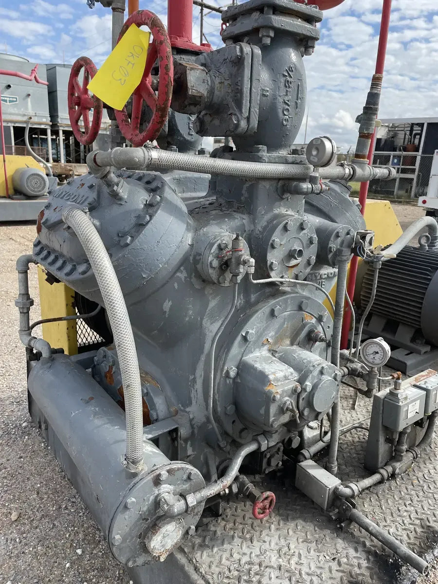 Compressor 4 Mycom N4WB 4-Cylinder Reciprocating Compressor Package (60 HP 230/460
