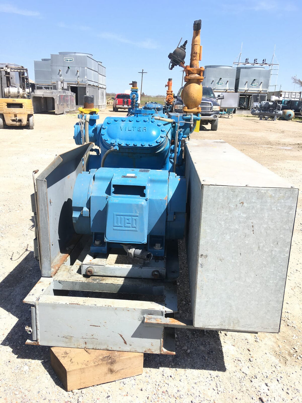 Vilter 444 4-Cylinder Reciprocating Compressor Package (50 HP 208-230/