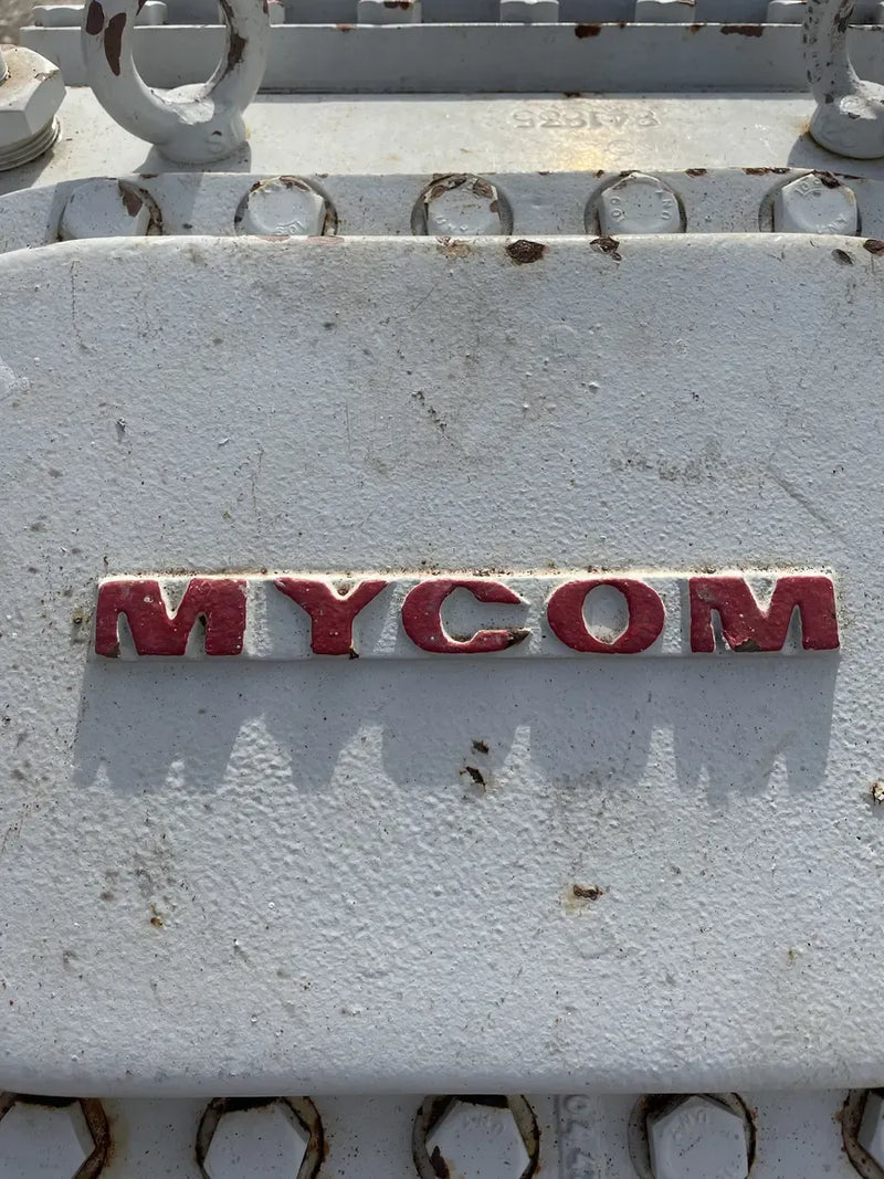 Mycom F62WB 8-Cylinder Bare Reciprocating Compressor (100 HP 230/460 V, Belt Driven)