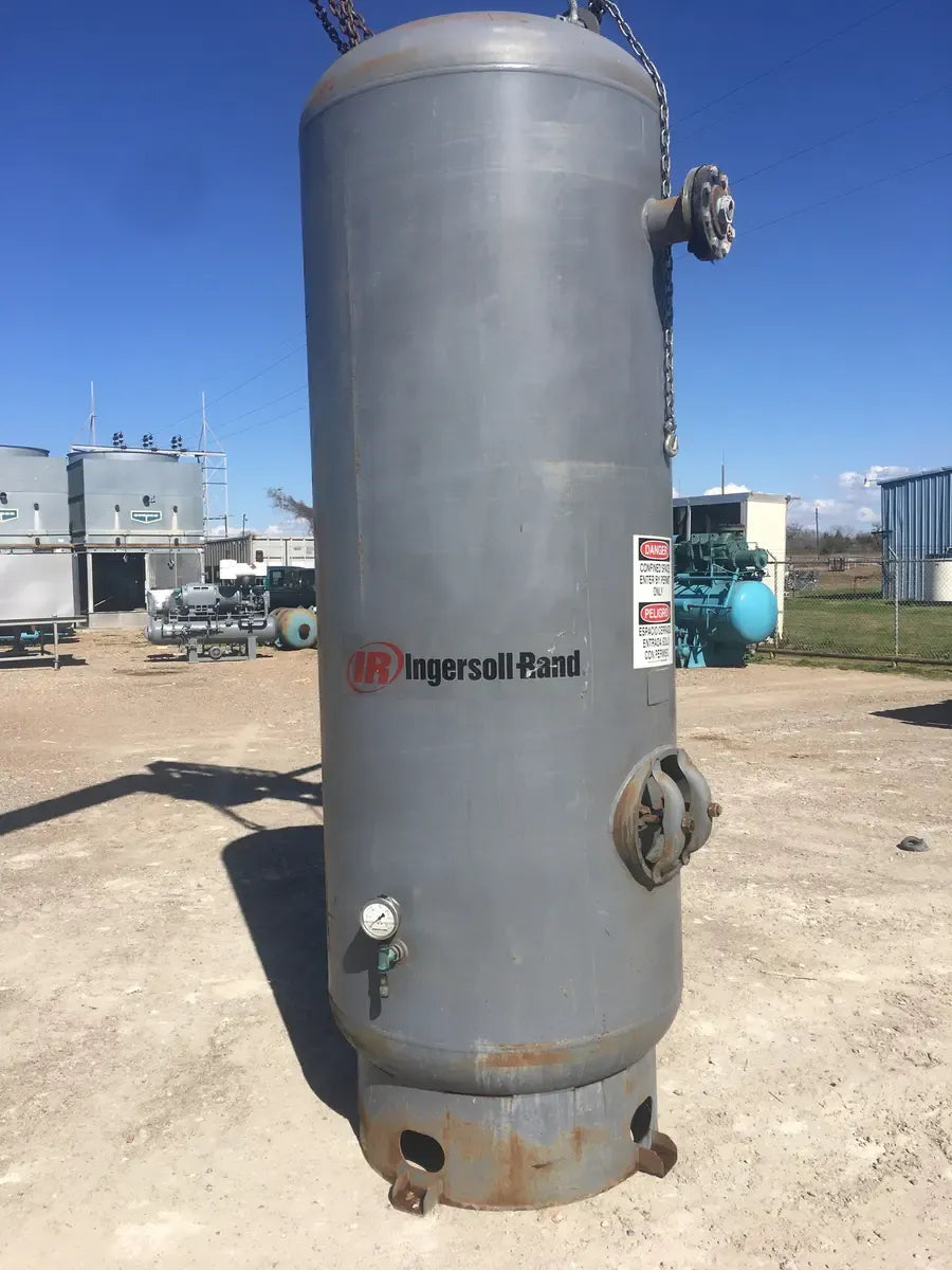 Vertical Ingersoll-Rand Air Compressor Tank