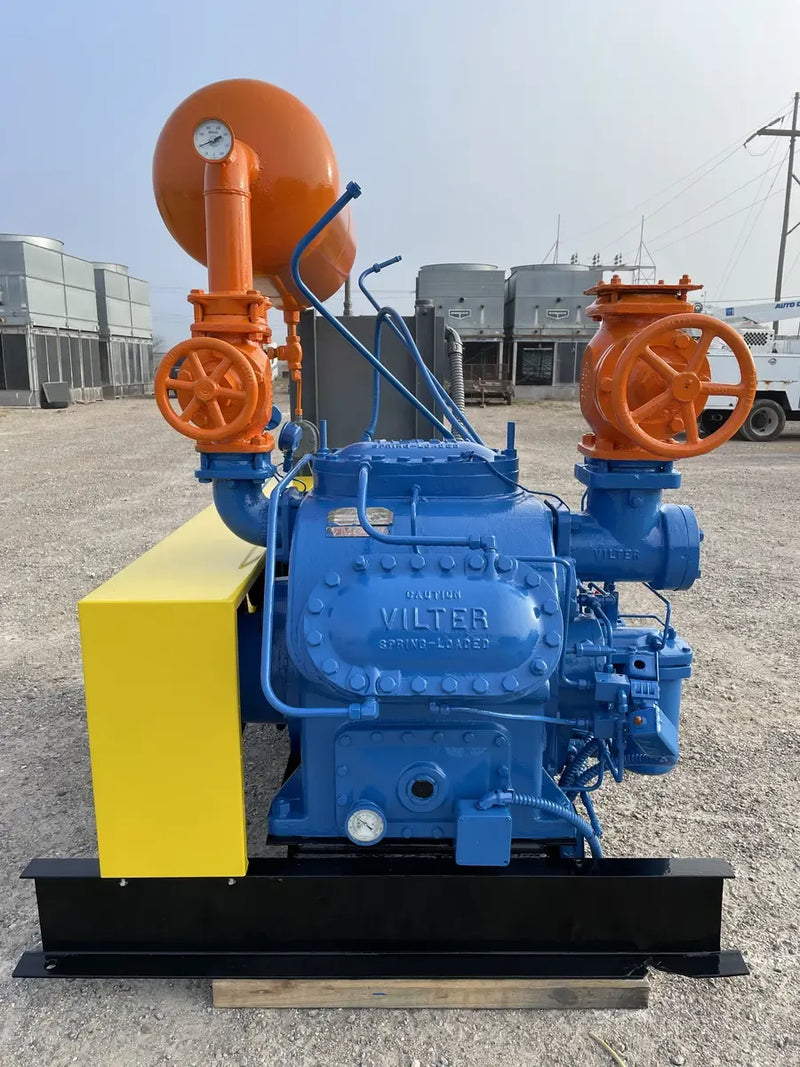 Vi Rod Compressor Vilter 456 6-Cylinder Reciprocating Compressor Package (125 HP 460 V,