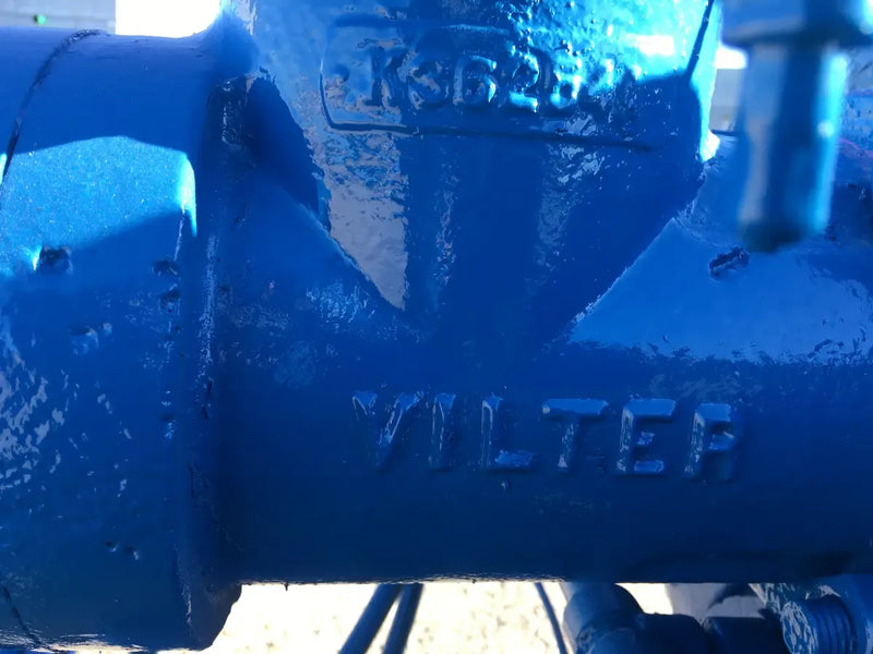 Paquete de compresor alternativo Vilter 458 de 8 cilindros (1-150 HP 460 V, accionado por correa)