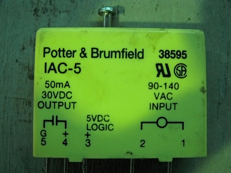 Potter & Brumfield 5-Prong Input Modules Potter & Brumfield 