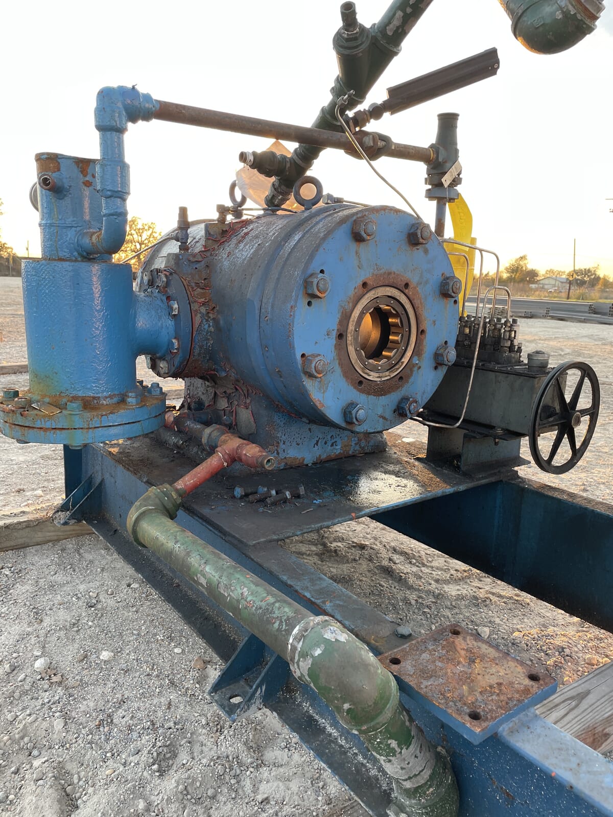 Jsf Roatry Compressor Unit Fuller A-120 Rotary Vane Compressor - Parts Unit