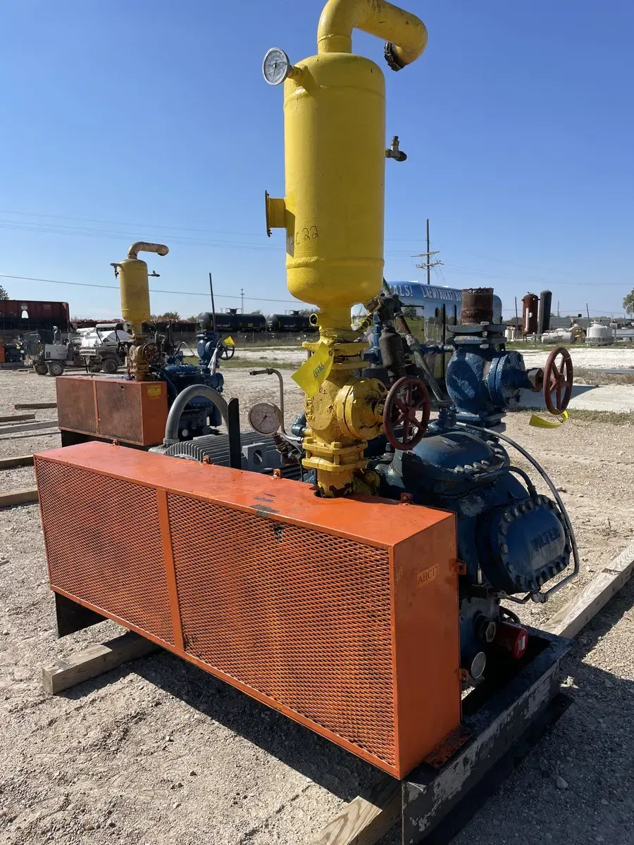 Vilter 448 8-Cylinder Reciprocating Compressor Package (100 HP 460 V,