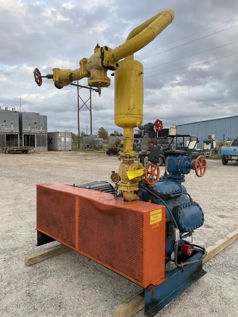 Vilter 448 8-Cylinder Reciprocating Compressor Package (100 HP 230/460