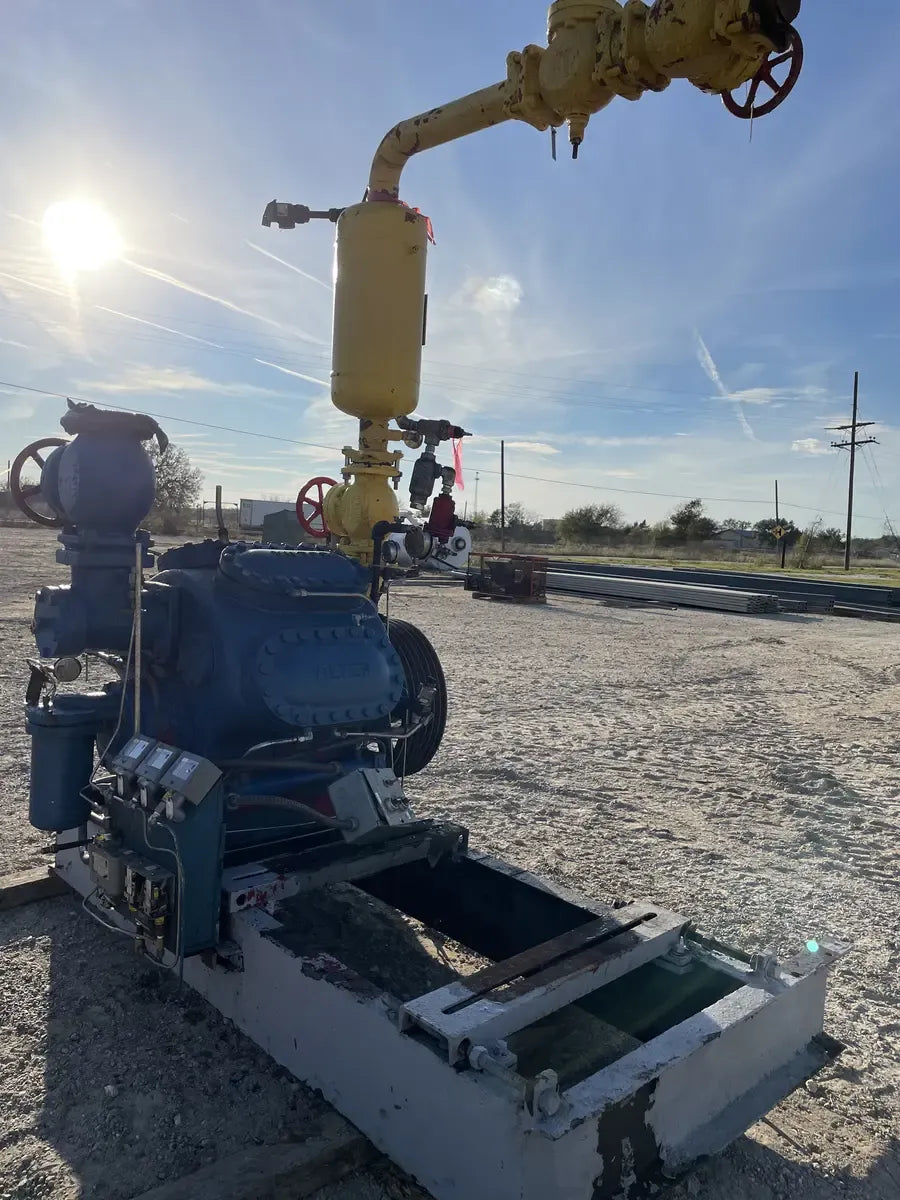 438 Compressor Vilter 438 8-Cylinder Reciprocating Compressor (Belt Driven)