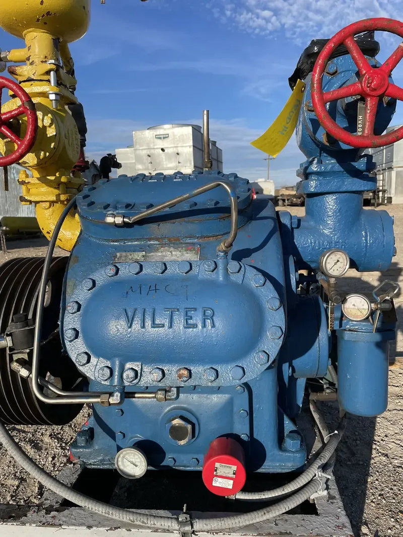 Vilter 438  8-Cylinder Reciprocating Compressor (Belt Driven)