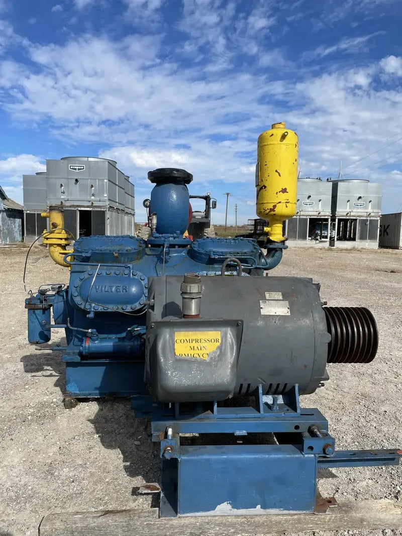 Vi Rod Compressor Vilter 4416 16-Cylinder Reciprocating Compressor Package (200 HP 460 V