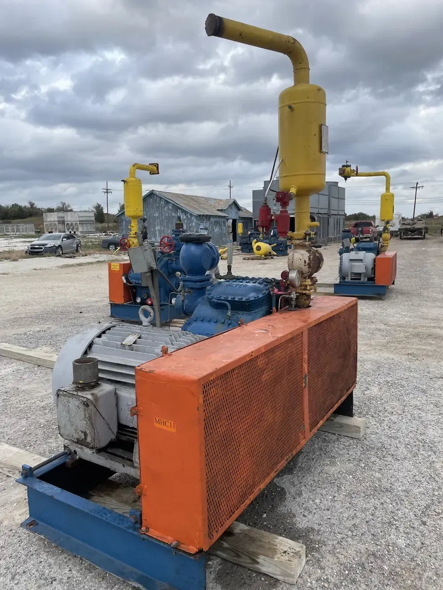 438 Compressor Vilter 438 8-Cylinder Reciprocating Compressor Package (100 HP 230/46