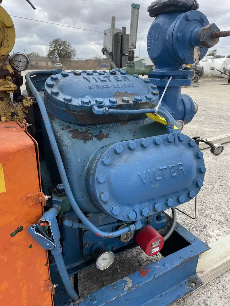 438 Compressor Vilter 438 8-Cylinder Reciprocating Compressor Package (100 HP 230/46