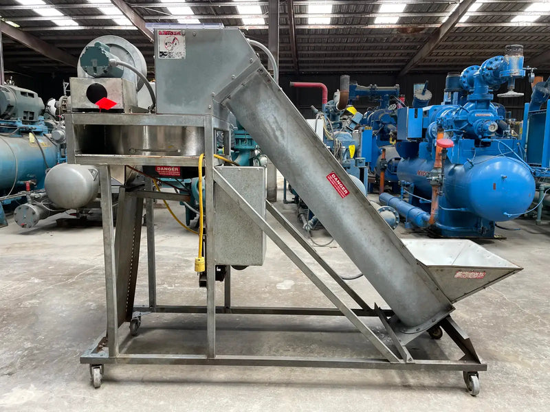 Metal Bagger Matthiesen VLS510 Bottom Loading Volumetric Bagger With Incline Screw