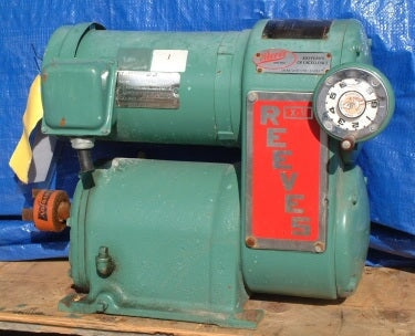 Reeves 1 hp Variable Drive Not Specified 