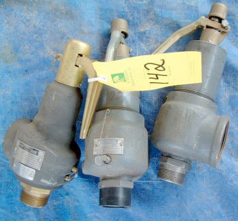 Relief Valve Not Specified 