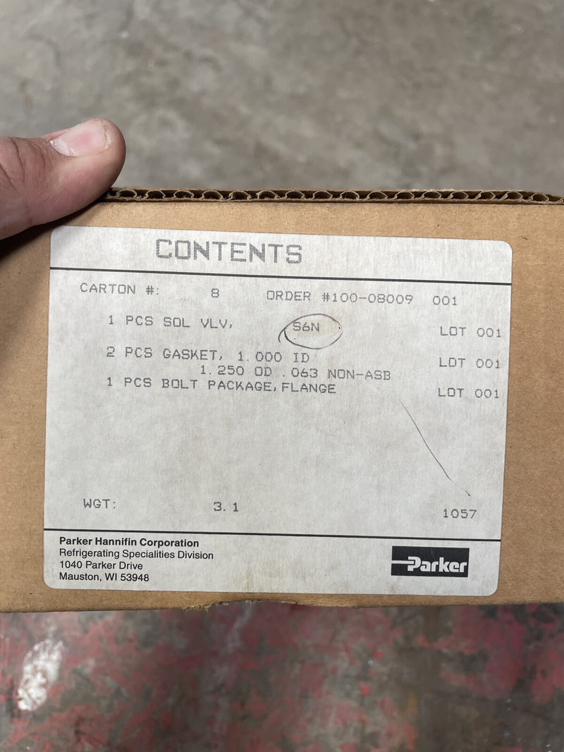 Parker S6N Solenoid Valve Type ( 5mm, 3/16")