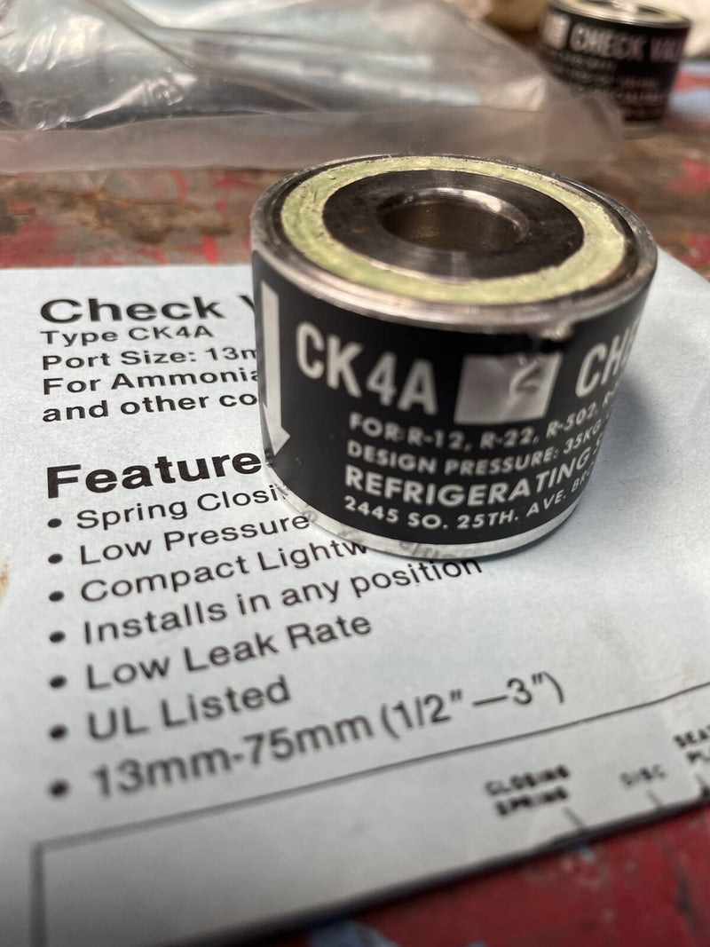 Válvula de retención Parker CK4A-2 (13 mm, 1/2")