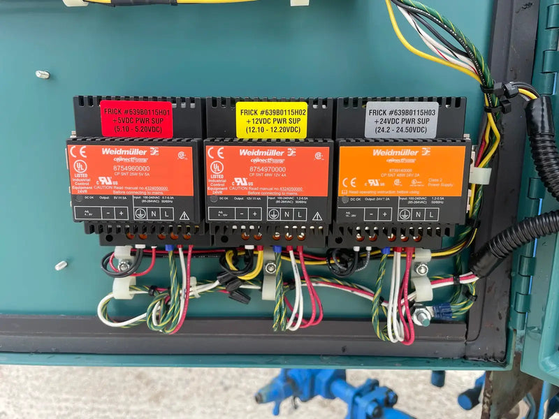 Paquete de compresor de tornillo rotativo Frick RDB 222 (Frick TDSL233L, 150 HP 230/460 V, panel de control micro)