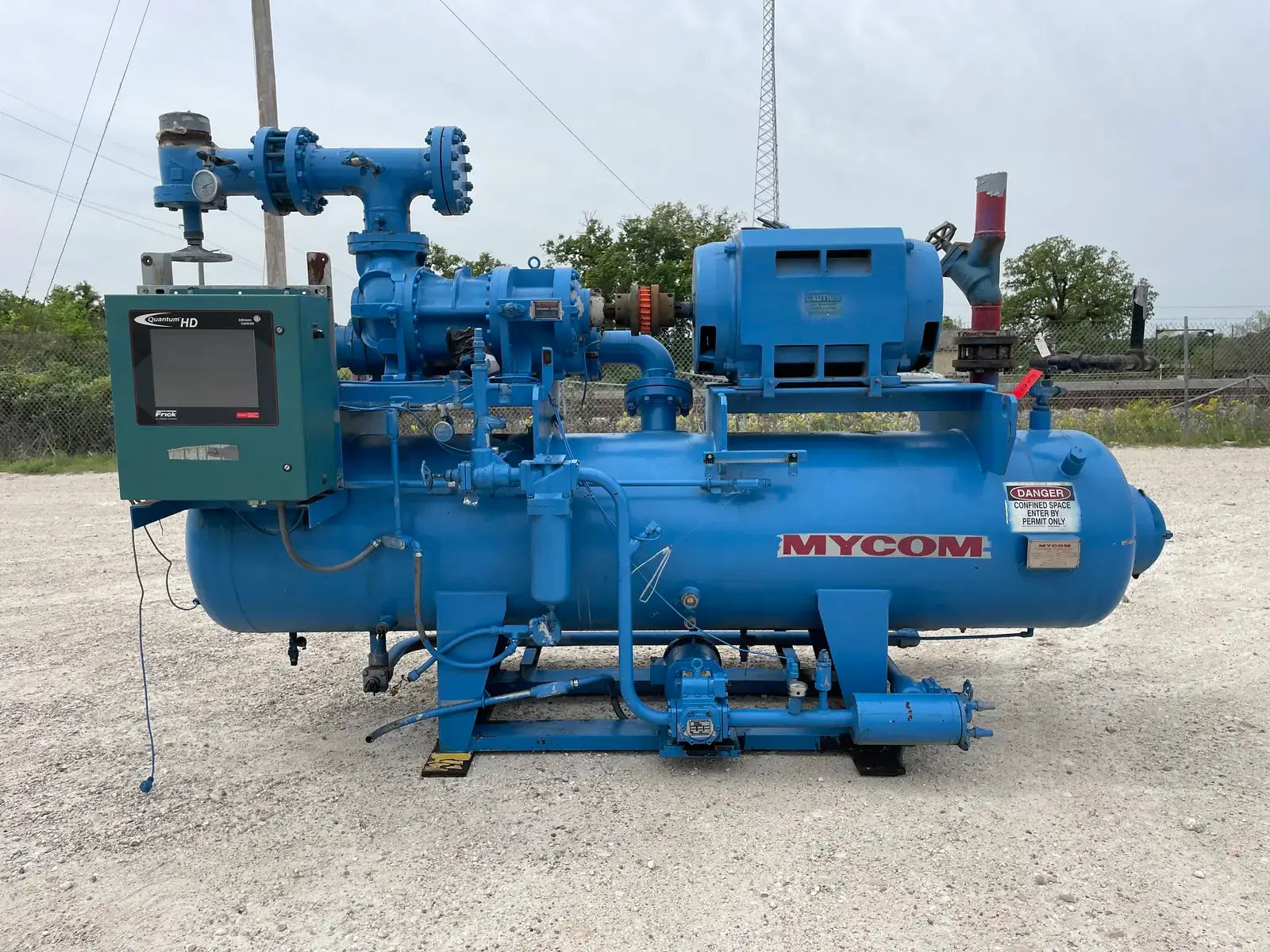 Mycom N200VLD-T-350 Rotary Screw Compressor Package (Mycom 200VLD, 350