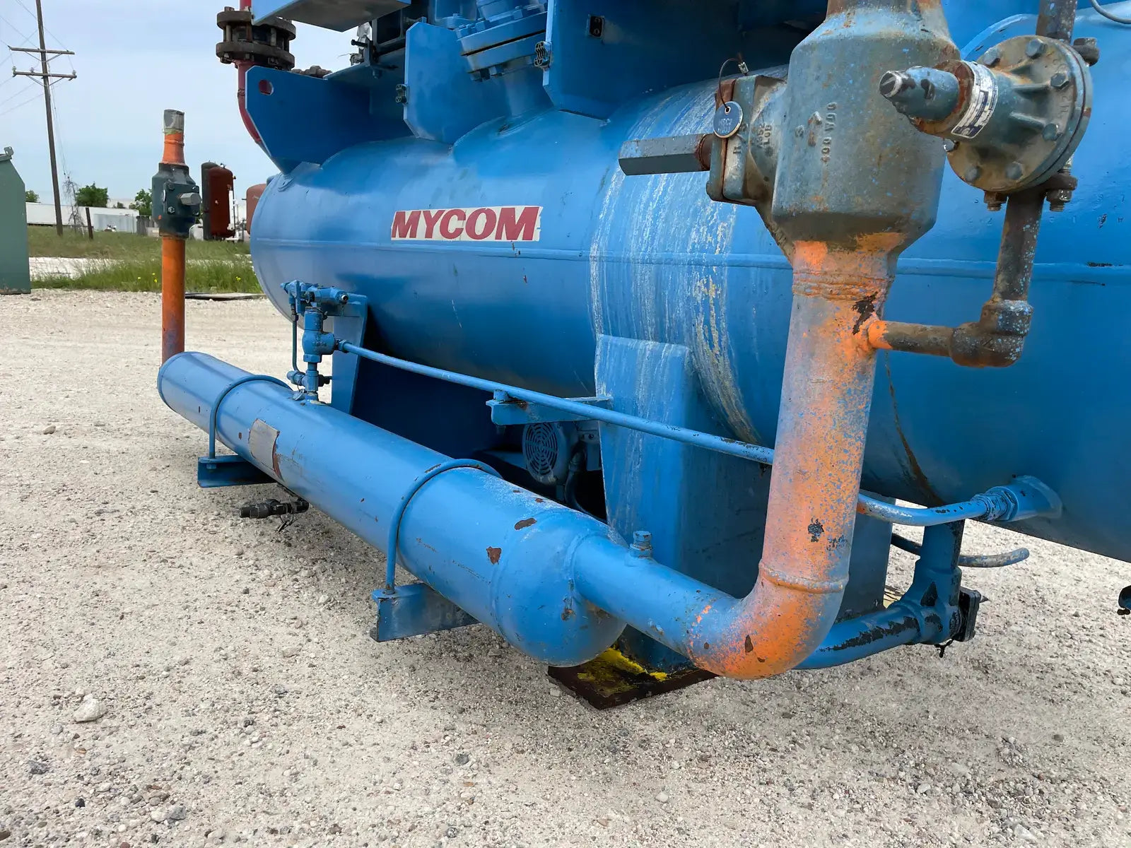 Mycom N200VLD-T-350 Rotary Screw Compressor Package (Mycom 200VLD, 350