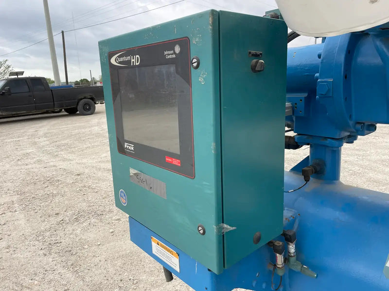 Frick Rotary Screw Compressor Package (Frick RXF 68, 125 HP 230/460 V, Micro Control Panel)