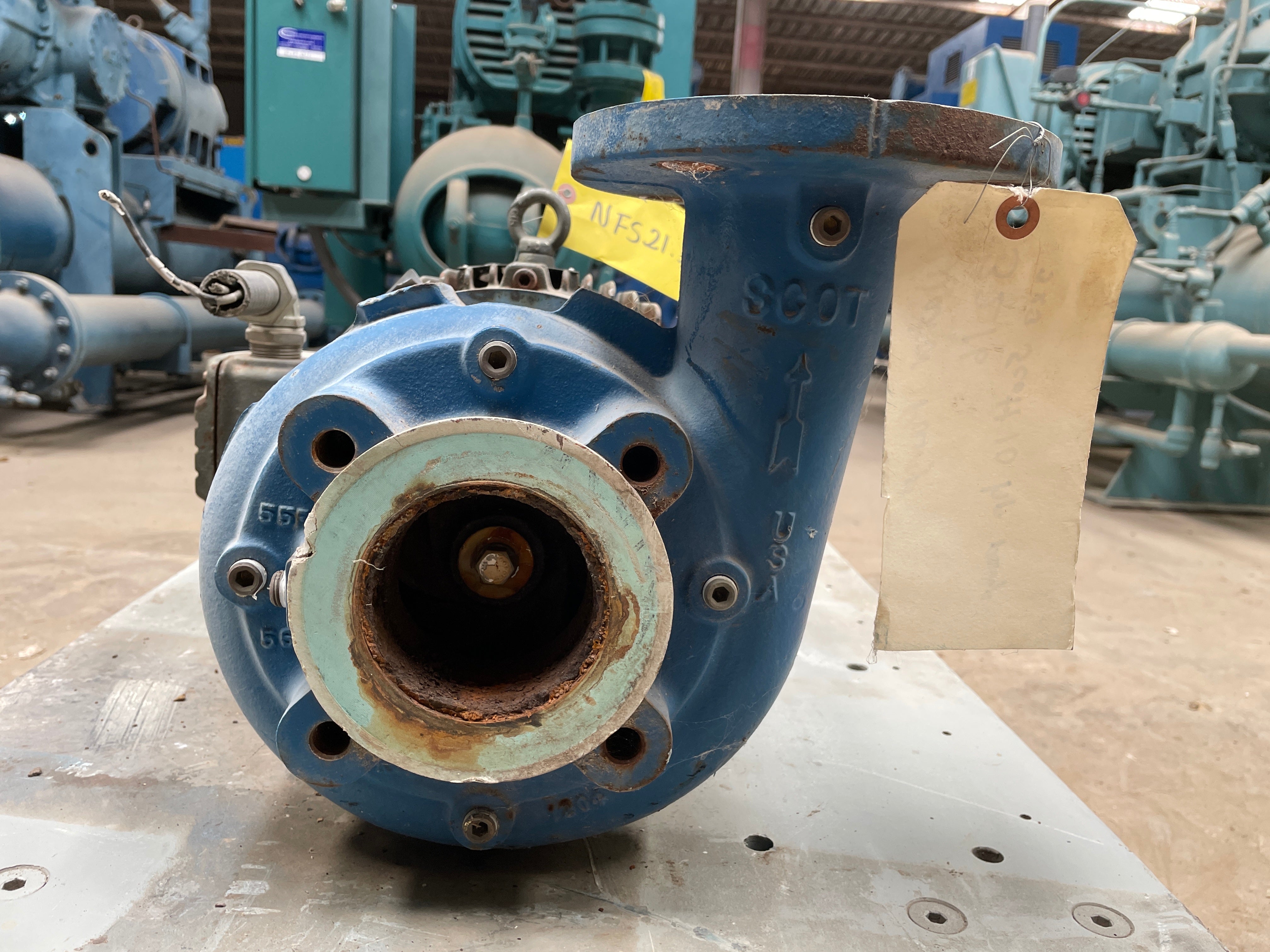 Scot 56F Motor Centrifugal Pump (10 HP, 550 GPM Max)