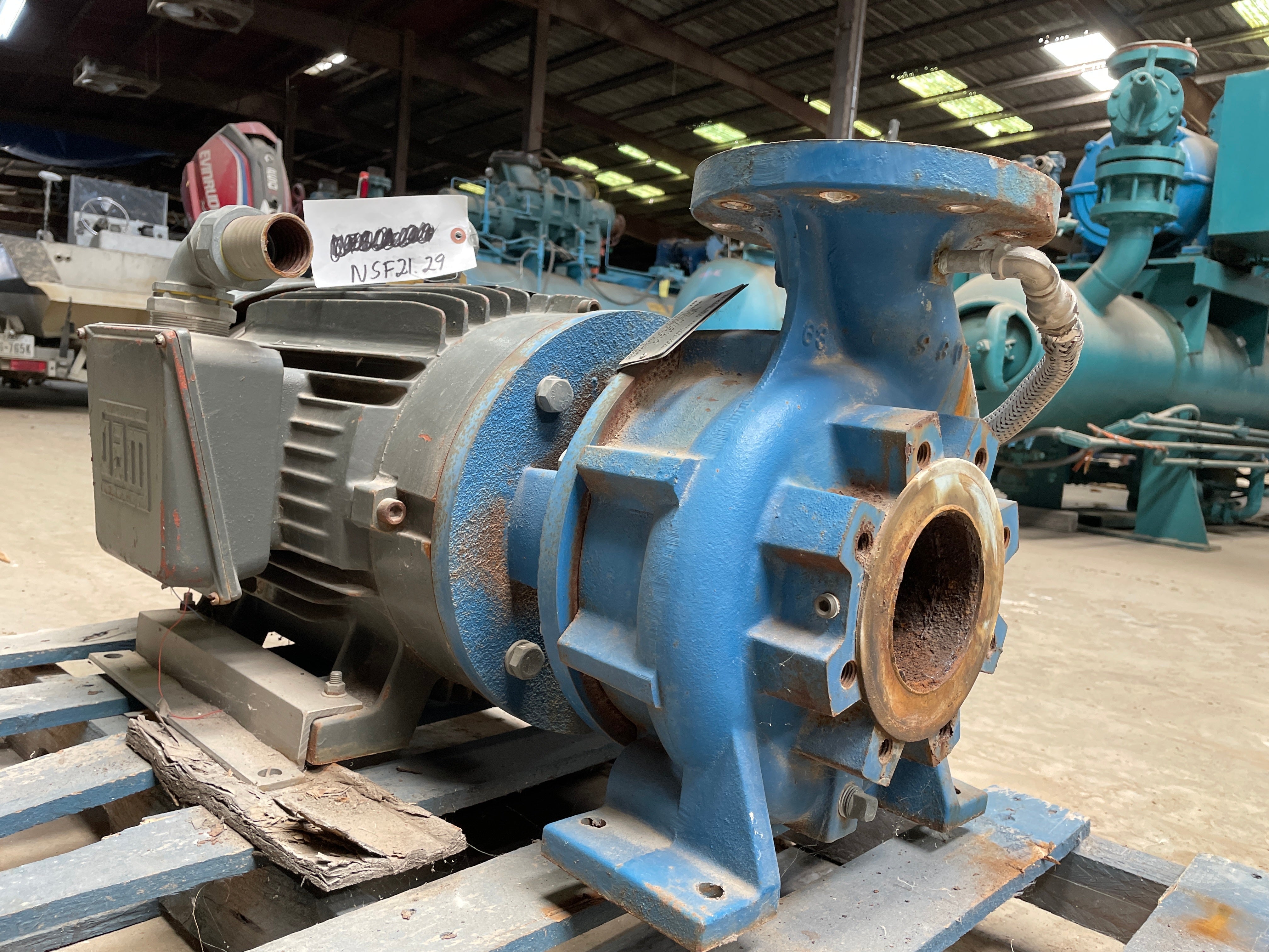 Scot Pump 63JM Centrifugal Pump (50 HP, 1,000 GPM Max)