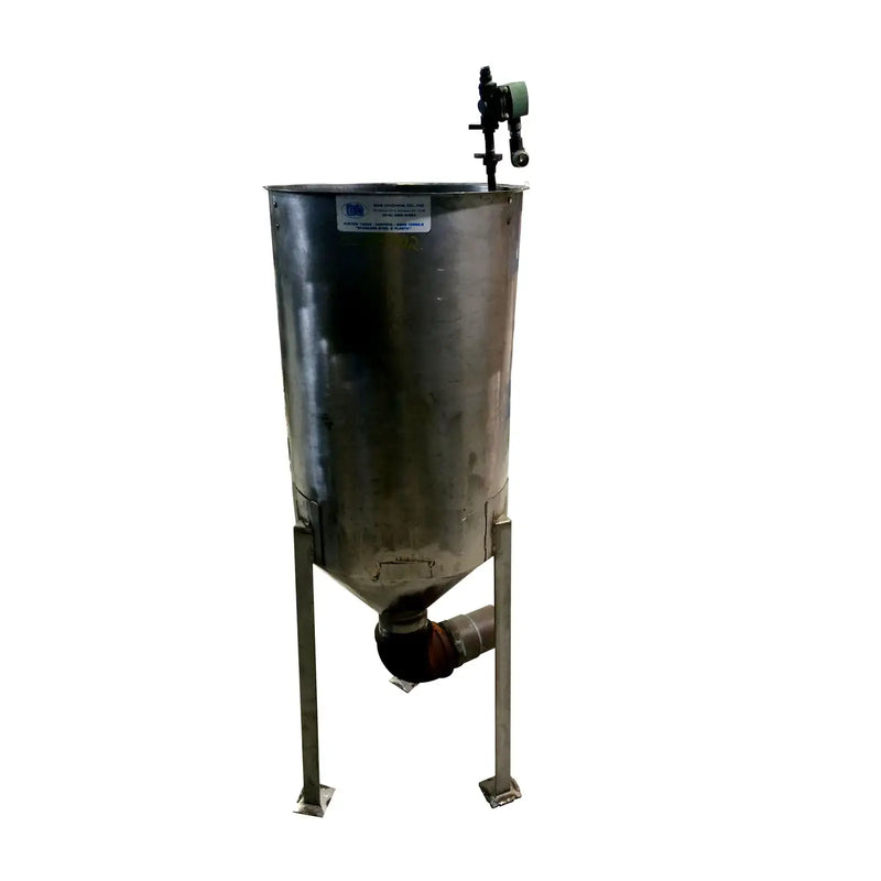 Stainless Steel Cone Bottom Tank - 30 gallons