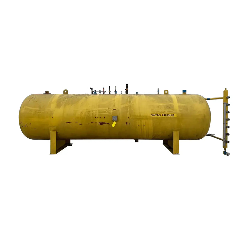Industrial Service &amp; Fabricators, Inc Receptor de amoníaco horizontal (55 x 225 pulgadas, 2691 galones)