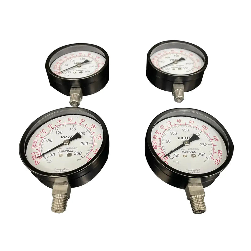 Vilter 1204E Ammonia Pressure Gauge (1/4" NPT)