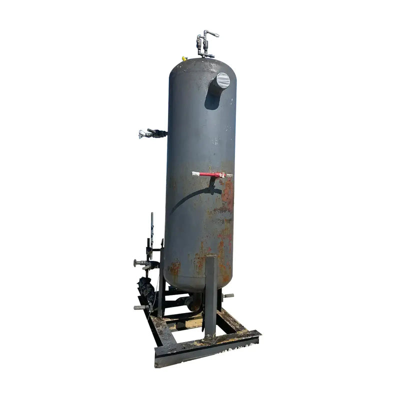 Industrial Service & Fabricators  Vertical Ammonia Recirculator (34in X 139in. 540 Gallons. 2 Pumps.)