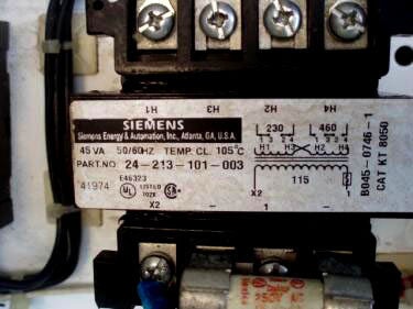 Siemens Motor Starter Control Panel- 350 HP Siemens 