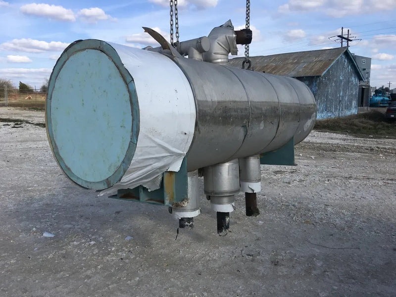 Acumulador de amoníaco horizontal Frick (30 pulgadas x 104 pulgadas, 318 galones)