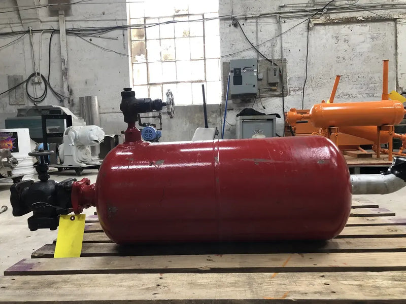 Separador de aceite horizontal Vilter A934700 (10 pulgadas x 32 pulgadas, 15 galones)